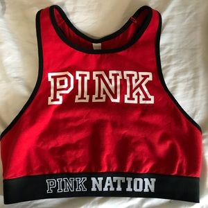 RED ‘PINK’ SPORTS BRA